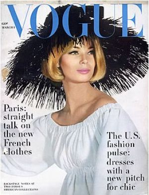 Vintage Vogue magazine covers - wah4mi0ae4yauslife.com - Vintage Vogue March 1963 - Anne de Zogherb.jpg
